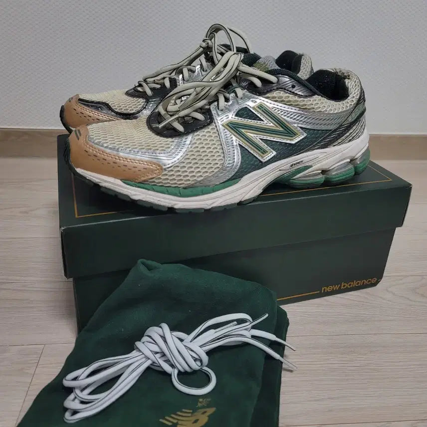 [BUNJANG] New Balance x Aimé Leon Dore 860v2 Green US 10.5 / [285] 뉴발란스x에임레온도르860 그린 