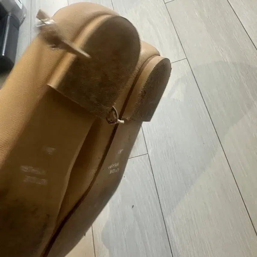 [BUNJANG] JEPYUNG Mishura Beige Flat Shoes / 제평 수제화 베이지 미슈라 235사이즈 플랫슈즈