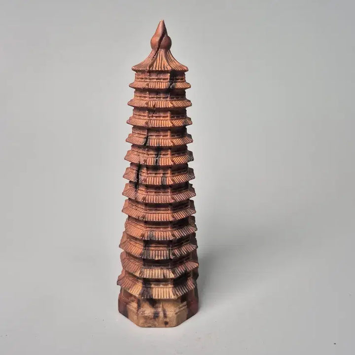 [BUNJANG] Wooden Mun-chang Pagoda Set Antique Collection / 목제 문창탑 3점 일괄 골동품 고미술품 수집품 탑 불교 풍수
