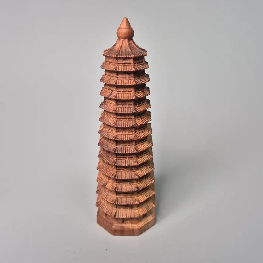 [BUNJANG] Wooden Mun-chang Pagoda Set Antique Collection / 목제 문창탑 3점 일괄 골동품 고미술품 수집품 탑 불교 풍수