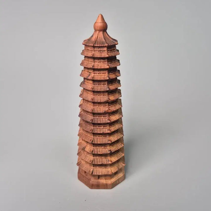 [BUNJANG] Wooden Mun-chang Pagoda Set Antique Collection / 목제 문창탑 3점 일괄 골동품 고미술품 수집품 탑 불교 풍수