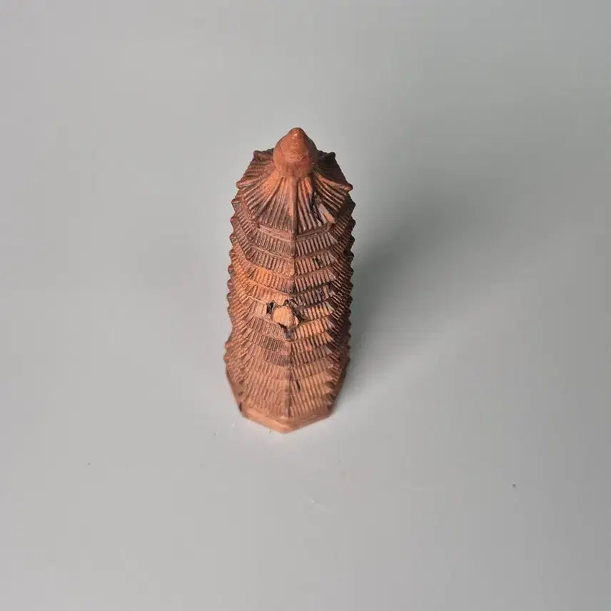 [BUNJANG] Wooden Mun-chang Pagoda Set Antique Collection / 목제 문창탑 3점 일괄 골동품 고미술품 수집품 탑 불교 풍수