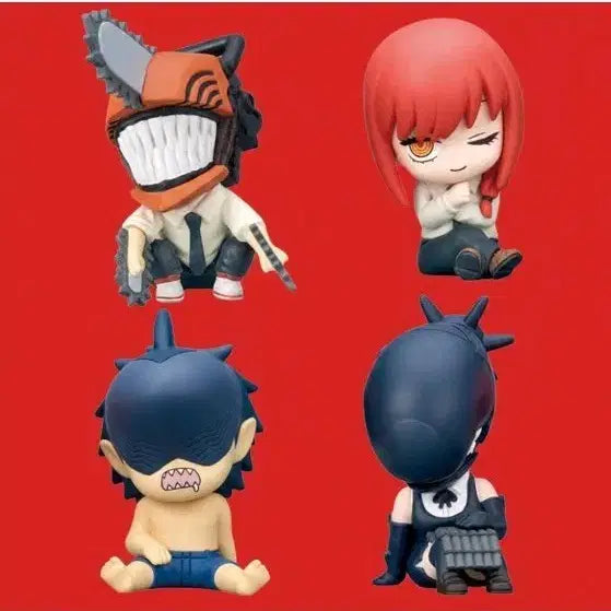 [BUNJANG] Chainsaw Man Chokonoko Shoulder Figure Set (4 Types, Sealed) / (할인) 체인소맨 어깨쿵 피규어 4종셋(미개봉 새상품)