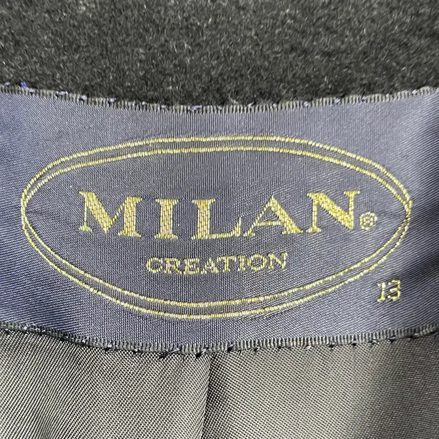 [BUNJANG] MILAN Black Coat / MILAN 블랙 코트