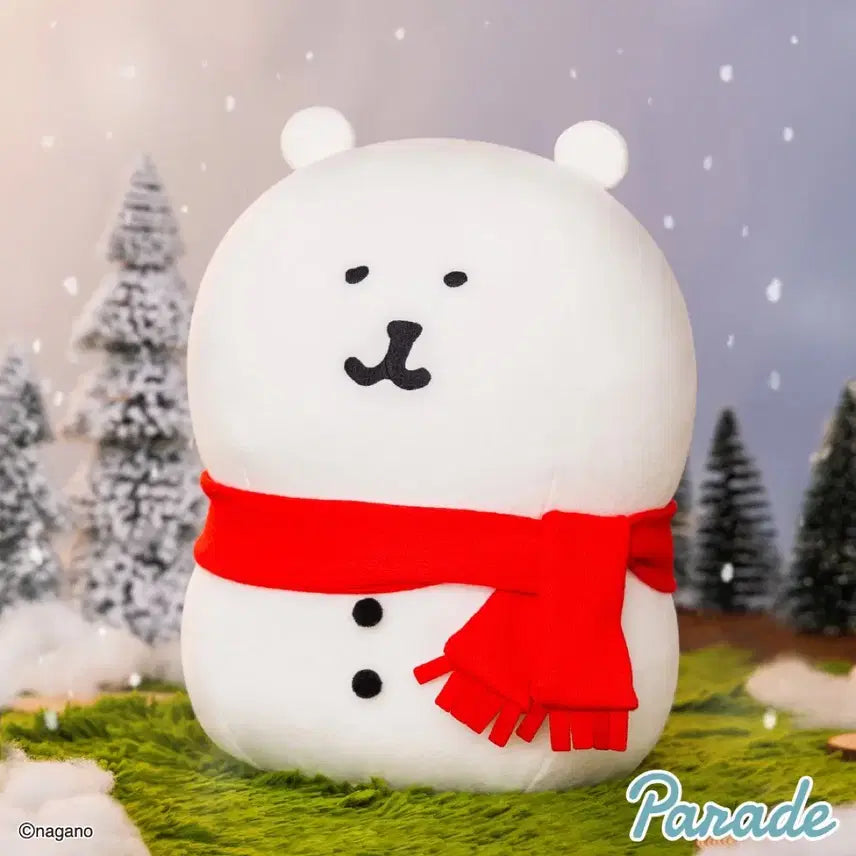 [BUNJANG] Nagano Nongdamgom Snowman Plush Doll / 나가노 농담곰 눈사람 인형