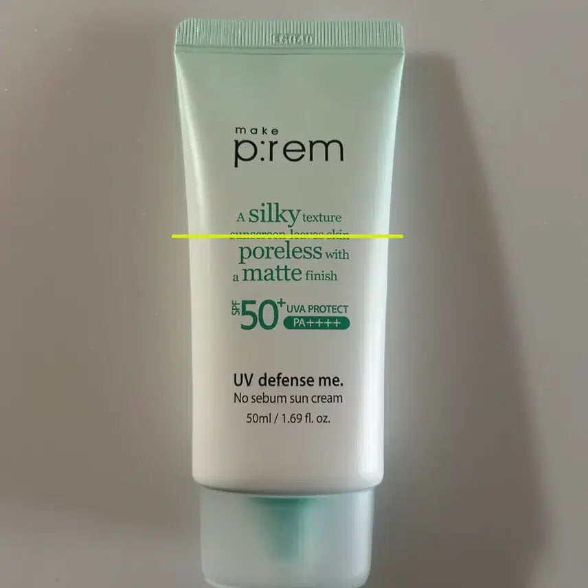 [BUNJANG] Make P:rem No Sebum Sunscreen 50ml / 메이크프렘 노세범 선크림 50ml