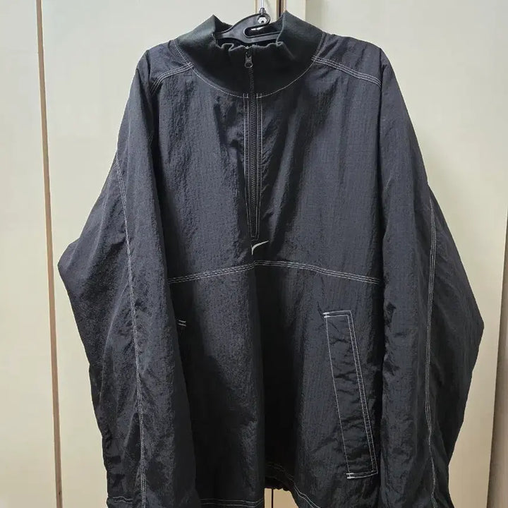 [BUNJANG] Nike Supreme Ripstop Pullover Black (XL) / 나이키 슈프림 립스탑 풀오버 블랙(XL)