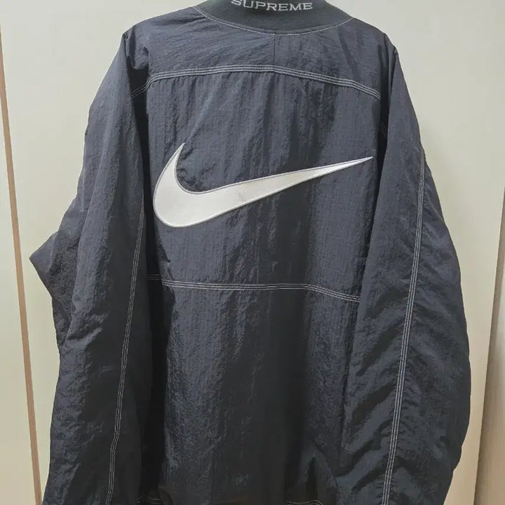 [BUNJANG] Nike Supreme Ripstop Pullover Black (XL) / 나이키 슈프림 립스탑 풀오버 블랙(XL)