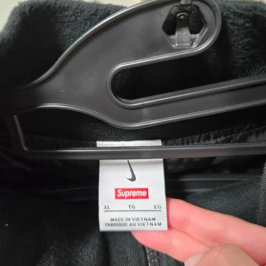 [BUNJANG] Nike Supreme Ripstop Pullover Black (XL) / 나이키 슈프림 립스탑 풀오버 블랙(XL)