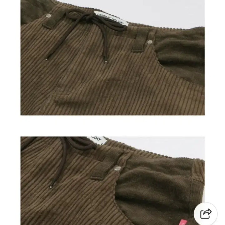 [BUNJANG] Ordinary Holiday Corduroy Wide Pants / 원더플레이스 오디너리 홀리데이 코듀로이 와이드 팬츠