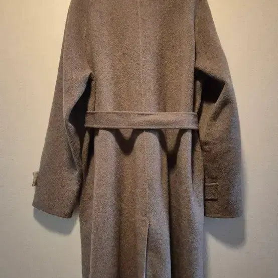 [BUNJANG] Cashmere Wool Blend Handmade Long Coat / 캐시미어 양모 핸드메이드 롱코트