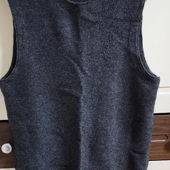 [BUNJANG] Gray Knit Vest 95 / 그레이 니트 조끼 95