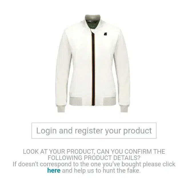 [BUNJANG] K-Way Suede Bomber Jacket Ivory / K-Way 스웨이드 봄버 자켓 아이보리