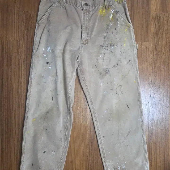 [BUNJANG] Carhartt Painting Workwear Pants Beige / 칼하트 페인팅 워크웨어 팬츠 베이지