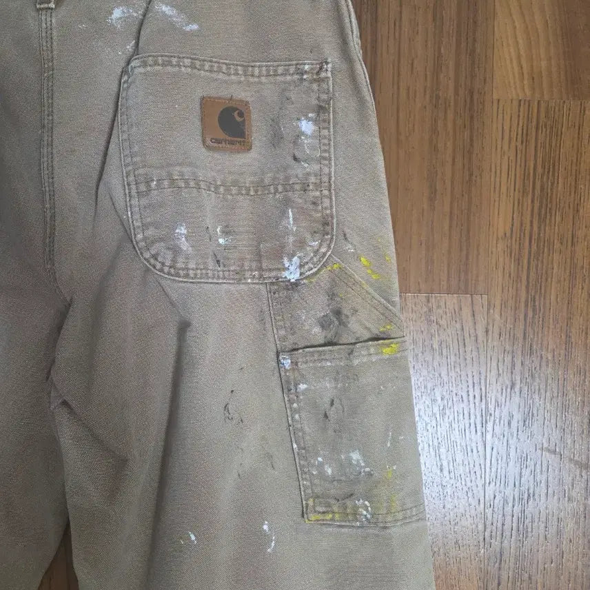 [BUNJANG] Carhartt Painting Workwear Pants Beige / 칼하트 페인팅 워크웨어 팬츠 베이지