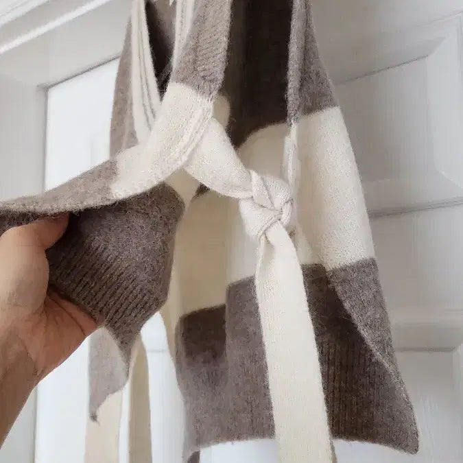 [BUNJANG] TIME Alpaca Blend Knit Vest / 타임 알파카블렌디드 니트 베스트