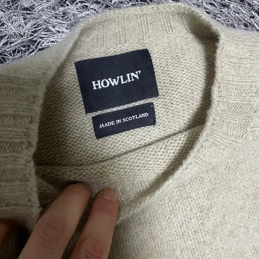 [BUNJANG] Howling Shaggy Dog Biscuit Knit XL / 하울린 쉐기독 니트 xl 비스킷 판매합니다