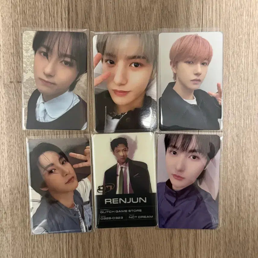 [BUNJANG] NCT Jisung Chenle Renjun Jeno Photocard Bundle Set / 엔시티 지성 천러 런쥔 제노 포카 17장 일괄양도