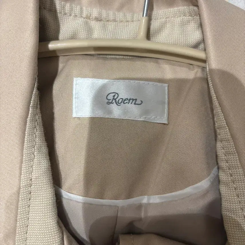 [BUNJANG] Roem Beige Trench Coat 85 Size / 로엠 베이지 트렌치 코트 85사이즈