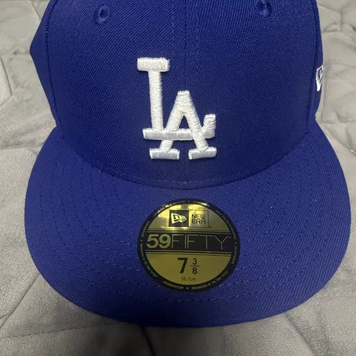 [BUNJANG] LA Dodgers Fitted Cap Dark Royal / [새상품] 어센틱 LA 다저스 피티드캡 게임 다크 로얄