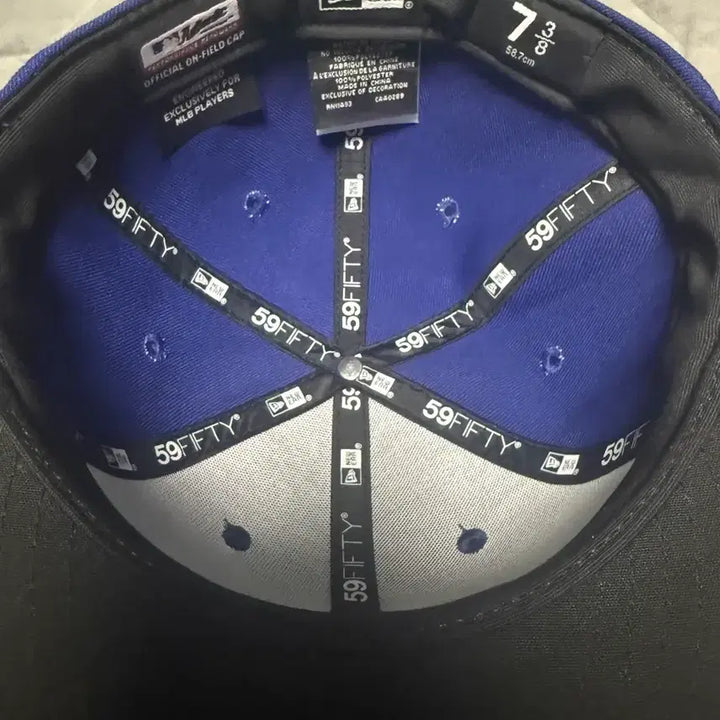 [BUNJANG] LA Dodgers Fitted Cap Dark Royal / [새상품] 어센틱 LA 다저스 피티드캡 게임 다크 로얄