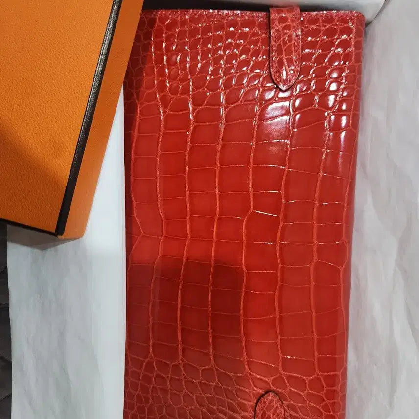 [BUNJANG] Hermès Kelly Alligator Long Wallet / 에르메스 엘리게이터 와니 켈리 장지갑