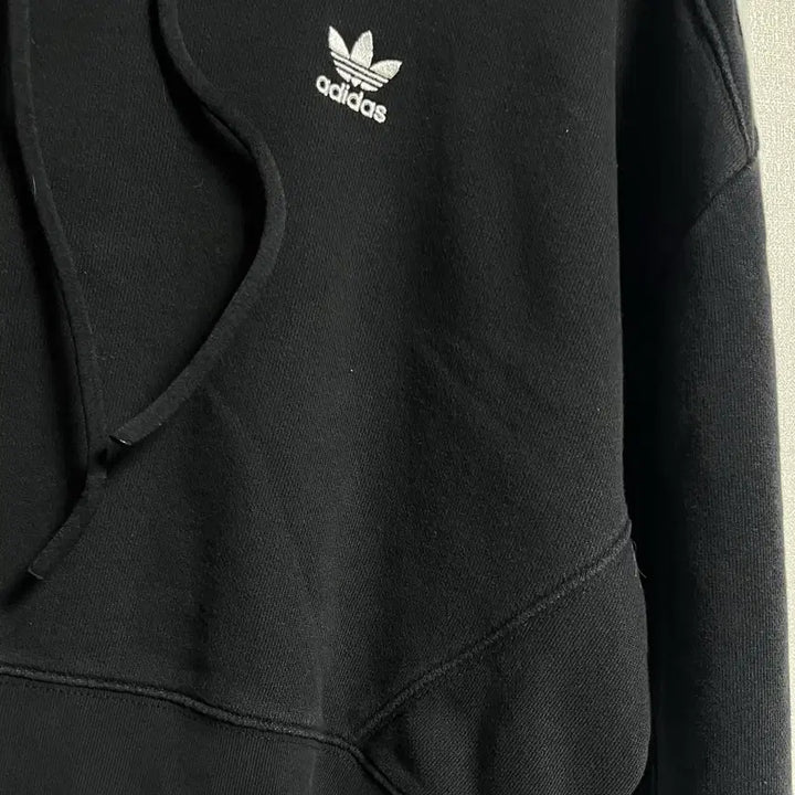 [BUNJANG] Adidas Crop Three-Stripe Hoodie S / 아디다스 크롭 삼선 후드티셔츠 후드티 S