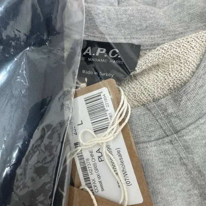 [BUNJANG] A.P.C. S Sweatshirt / ** 아페쎄 ** 봄가을맨투맨 네이비/그레이