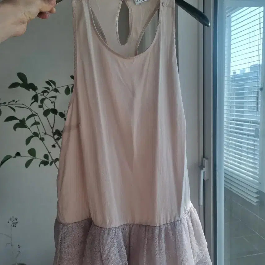 [BUNJANG] Brunello Cucinelli Peach Sleeveless Top / 정품 브루넬로 쿠치넬리 연피치컬러 탑