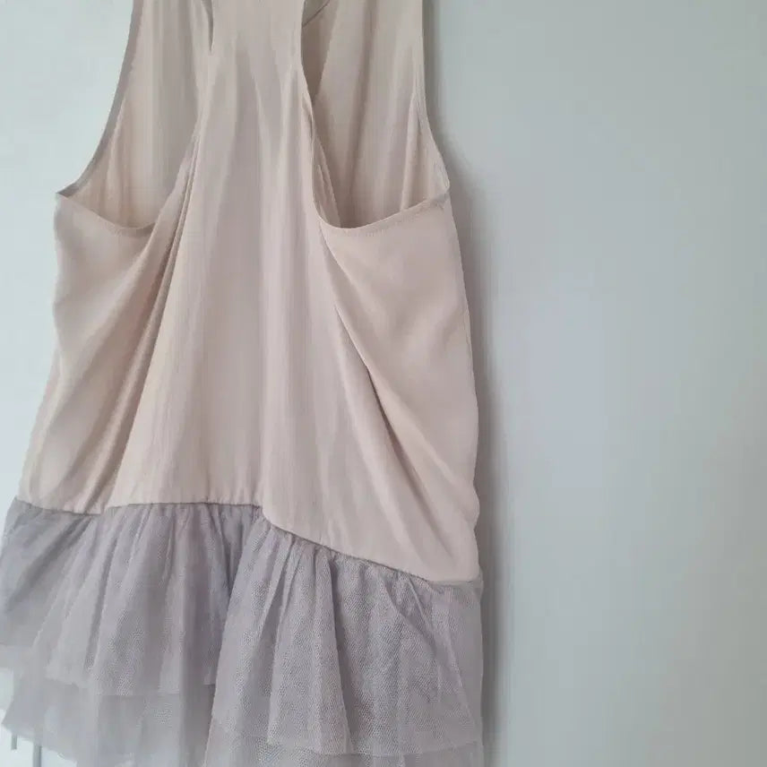 [BUNJANG] Brunello Cucinelli Peach Sleeveless Top / 정품 브루넬로 쿠치넬리 연피치컬러 탑