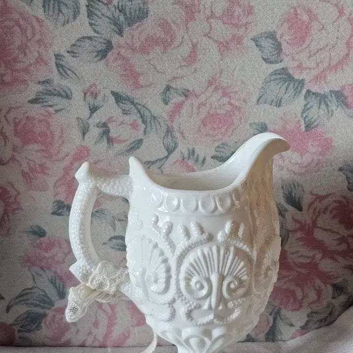 [BUNJANG] Vintage Porcelain Shell Object Jug Vase / 영국 빈티지 쉘 오브제 포세린 저그 화병(할인)