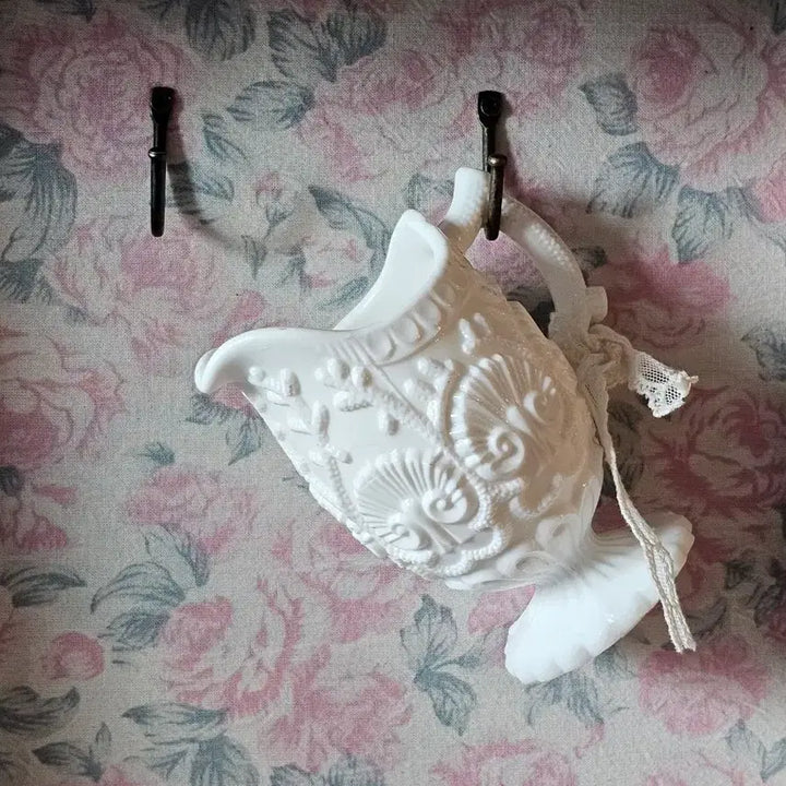 [BUNJANG] Vintage Porcelain Shell Object Jug Vase / 영국 빈티지 쉘 오브제 포세린 저그 화병(할인)