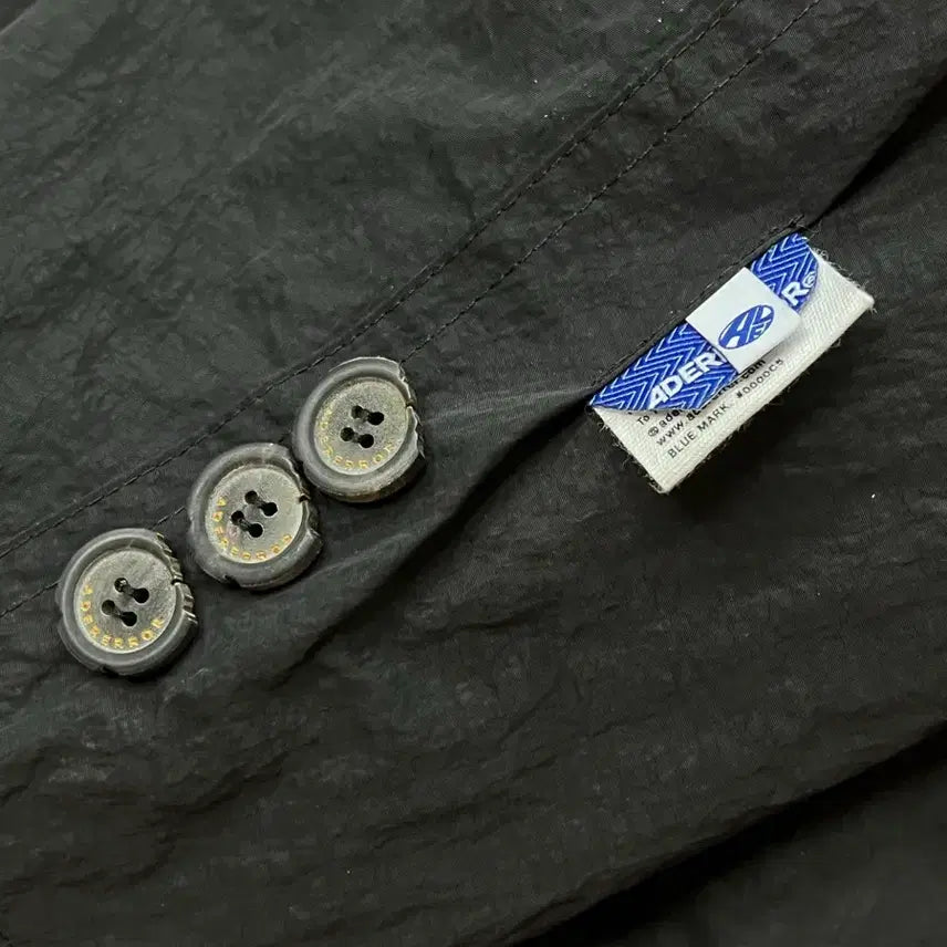 [BUNJANG] ADERERROR Black Nylon Blazer A2 / 아더애러 블랙 나일론 블레이저 A2