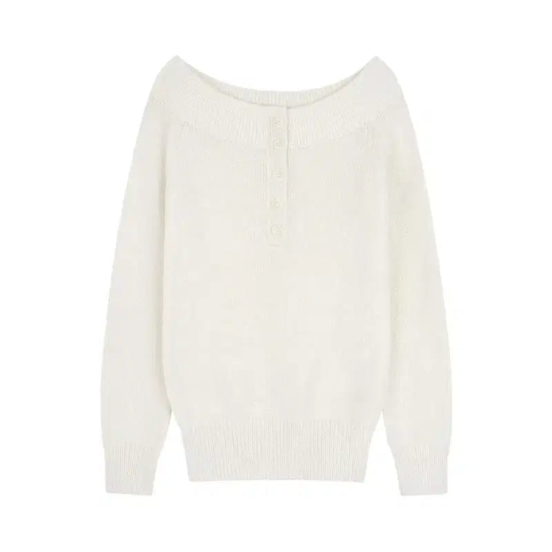 [BUNJANG] Lillykotz Mellow Knit Ivory Sweater / 릴리코츠 Mellow Knit 아이보리