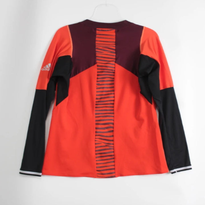 [BUNJANG] Adidas Long Sleeve Training Shirt (Orange/Black, L) / 남자 아디다스 기능성 롱슬리브 L 오렌지 블랙 트레이닝팝니다.