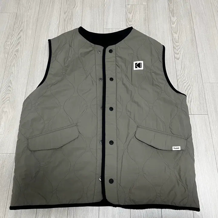 [BUNJANG] Kodak Reversible Fleece Vest L / 코닥 리버시블 플리스 자켓 베스트 L