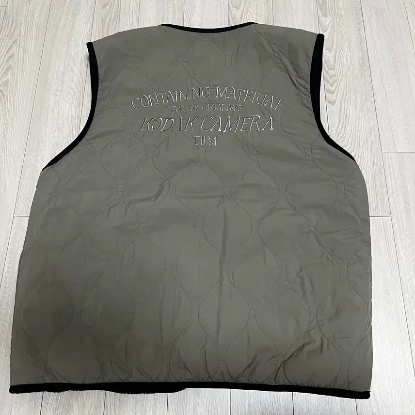 [BUNJANG] Kodak Reversible Fleece Vest L / 코닥 리버시블 플리스 자켓 베스트 L