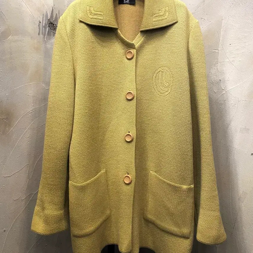 [BUNJANG] LioLa Wool Coat / 정품))77~88 LioLa 이태리산 울 100% 코트