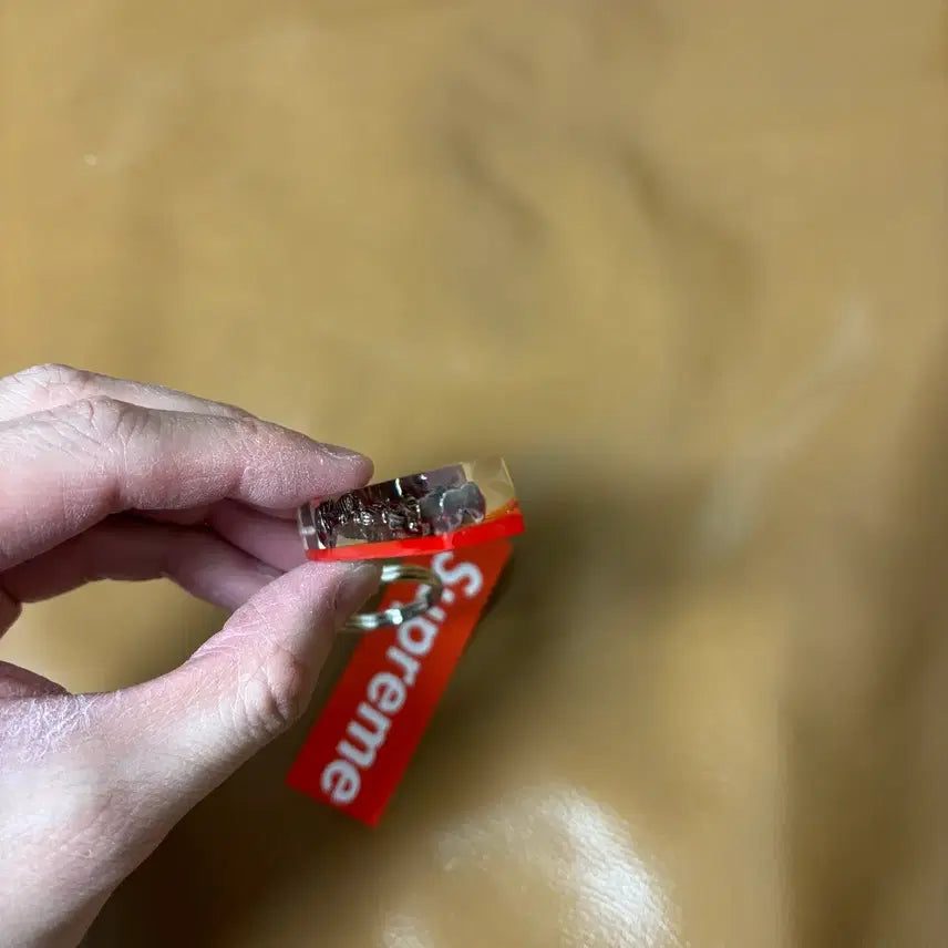 [BUNJANG] Supreme Skeleton Keychain Key Holder Red / 슈프림 키체인 키홀더 스켈레톤 레드