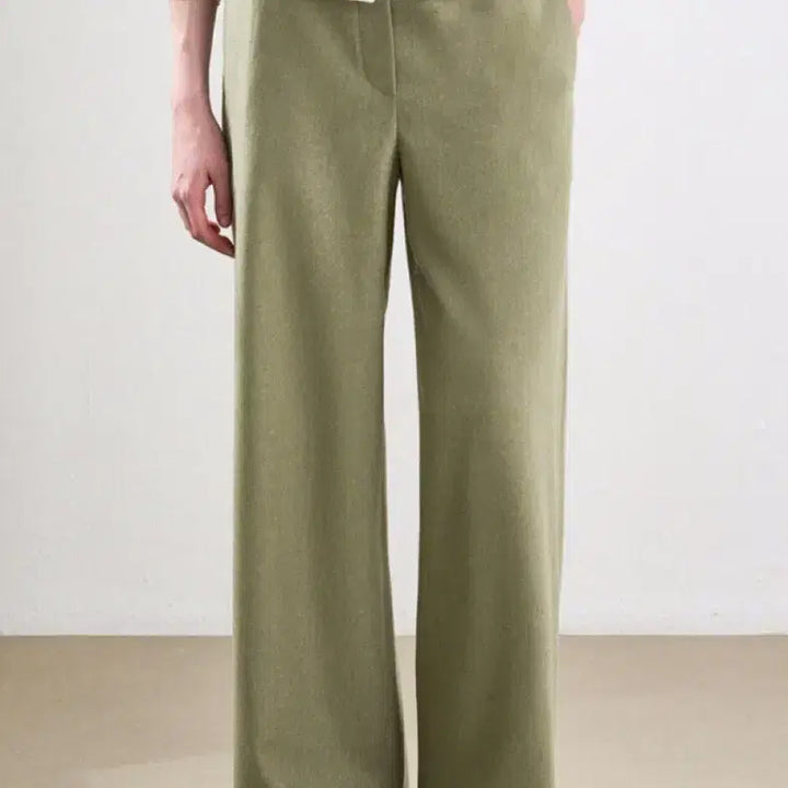 [BUNJANG] System 25FW New Cashmere Banding Wide Pants / 한섬 25fw신상 시스템 캐시미어 밴딩 와이드 팬츠 55