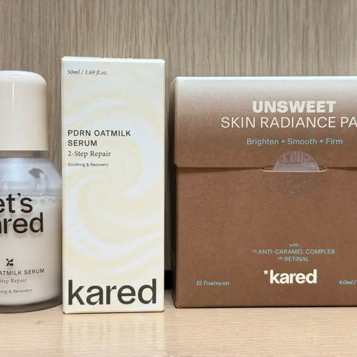 [BUNJANG] Care:D PDRN Oatmeal Milk Serum & Unsweet Skin Radiance Pad Set / 케어드 PDRN 오트밀크 세럼 & 언스위트 스킨 래디언스 패드