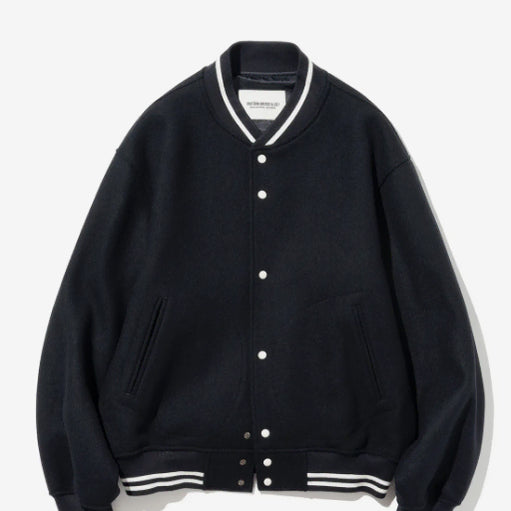 [BUNJANG] Uniform Bridge Varsity Jacket Navy / [네고 가능] 유니폼브릿지 바시티 자켓 네이비