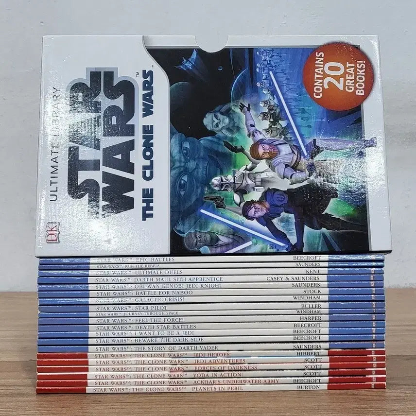 [BUNJANG] Star Wars Clone Wars 20-Book Set (DK Ultimate Library) / 스타워즈 클론전쟁 20권 세트 (DK 얼티메이트 라이브러리)