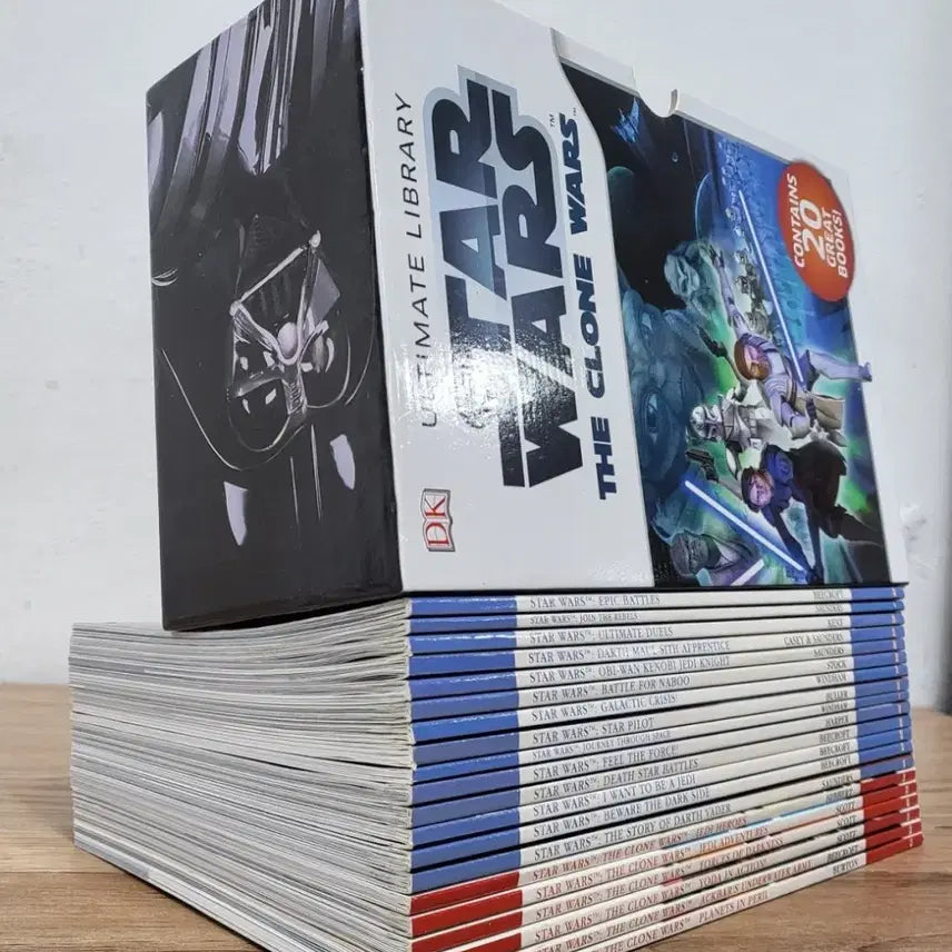 [BUNJANG] Star Wars Clone Wars 20-Book Set (DK Ultimate Library) / 스타워즈 클론전쟁 20권 세트 (DK 얼티메이트 라이브러리)