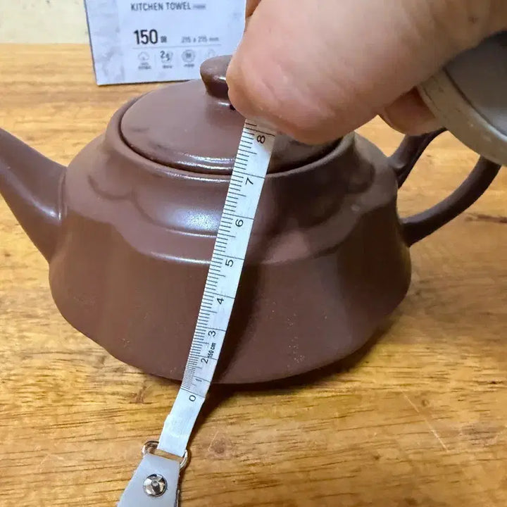 [BUNJANG] 90s Glazed Zisha Teapot (Medium) / (특112) 90년대 유약이 있는 자사호(중)