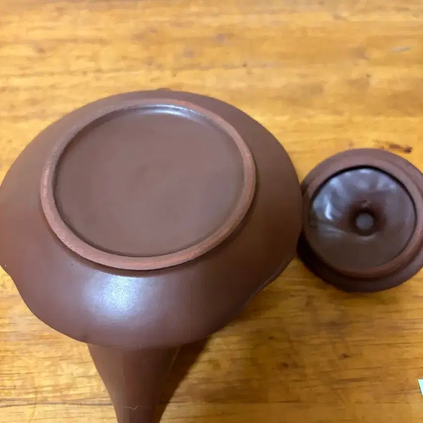 [BUNJANG] 90s Glazed Zisha Teapot (Medium) / (특112) 90년대 유약이 있는 자사호(중)