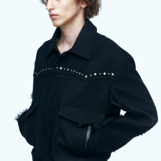 [BUNJANG] Andersson Bell Wool Western Blouson Jacket / 앤더슨벨 울 웨스턴 블루종 자켓