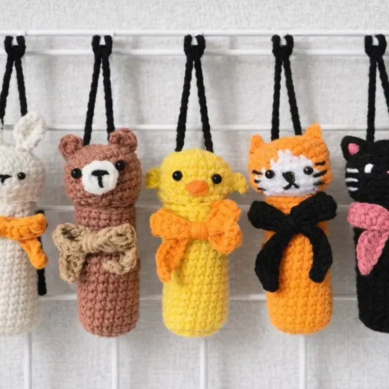 [BUNJANG] Handmade Knitted Lip Balm Case / 우정템 / 생일선물 /  뜨개 립밤케이스
