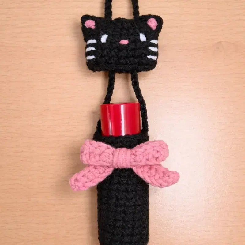 [BUNJANG] Handmade Knitted Lip Balm Case / 우정템 / 생일선물 /  뜨개 립밤케이스