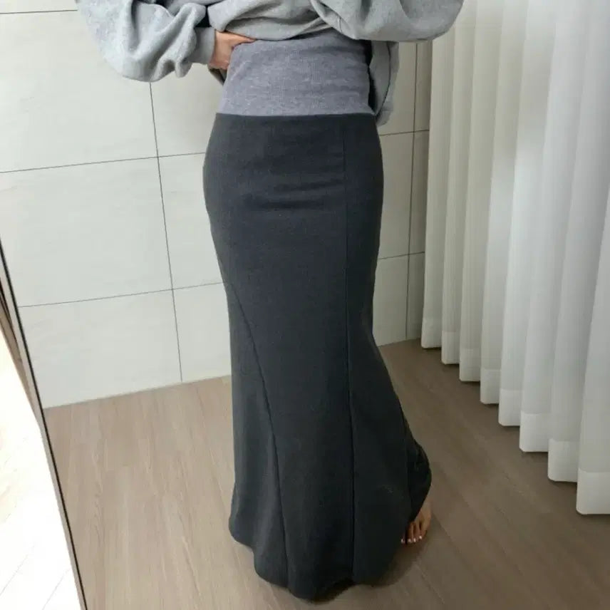 [BUNJANG] Black Long Skirt / <새상품> 블랙 롱스커트